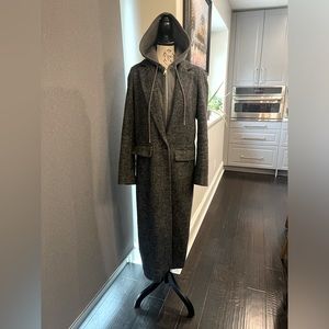 Avec Les Fils Long Herringbone Coat